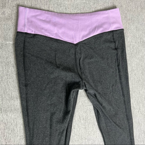 Nike Dri-Fit Grey & Purple Women’s Leggings Size XL - Picture 7 of 10